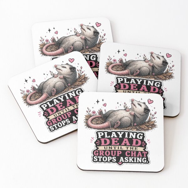 Item preview, Funny Possum Sticker Introvert Gift For Her Antisocial designed and sold by Gentlestate.