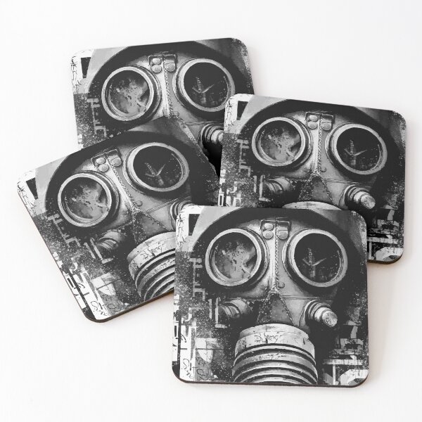 Item preview, Gamer gas mask grunge street art motif designed and sold by drizzd.