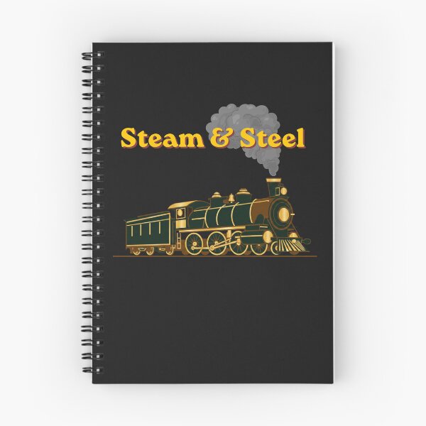 Item preview, Steam & Steel Vintage Train | Minimalist Retro Locomotive  designed and sold by Aquarius-club.