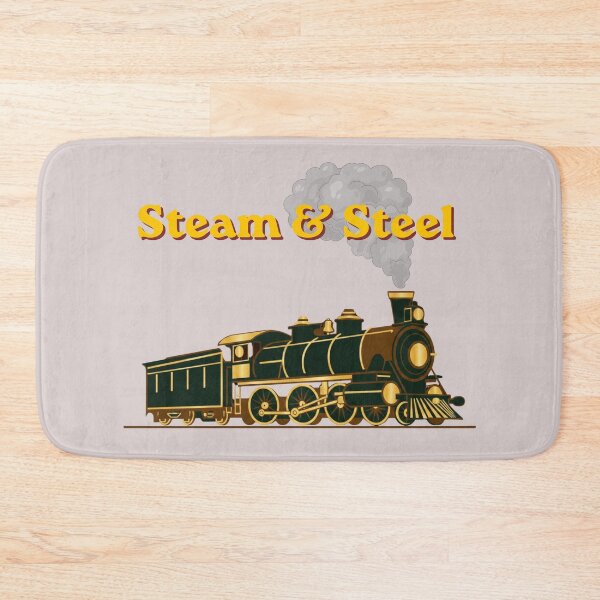 Item preview, Steam & Steel Vintage Train | Minimalist Retro Locomotive  designed and sold by Aquarius-club.