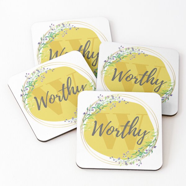 Item preview, Letter W Worthy Minimalist Botanical Alphabet Modern Sanctuary designed and sold by lifeblessbeyond.