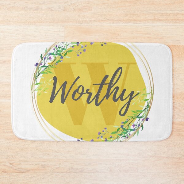 Item preview, Letter W Worthy Minimalist Botanical Alphabet Modern Sanctuary designed and sold by lifeblessbeyond.