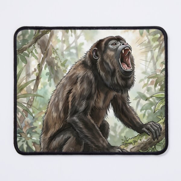 Item preview, Howler Monkey Alouatta Vocalization Arboreal designed and sold by RubisLeaf.