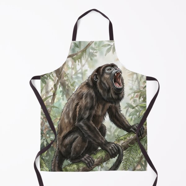 Item preview, Howler Monkey Alouatta Vocalization Arboreal designed and sold by RubisLeaf.