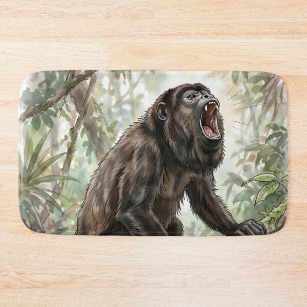 Item preview, Howler Monkey Alouatta Vocalization Arboreal designed and sold by RubisLeaf.