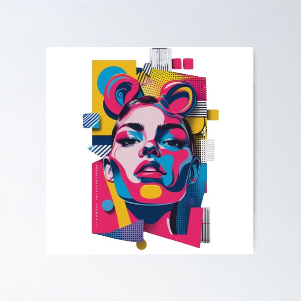 Item preview,  pop art portrait designed and sold by Neuro Muse Studio.