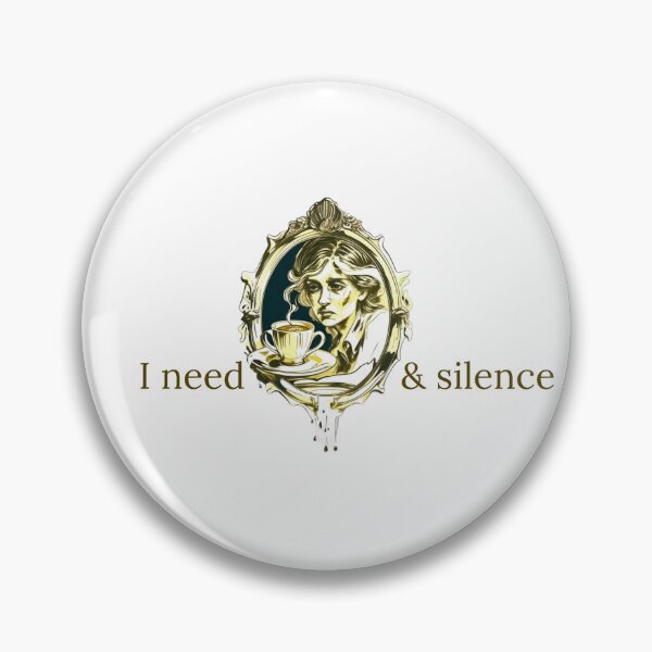 Item preview, I Need Coffee and Silence Quote designed and sold by aax31.