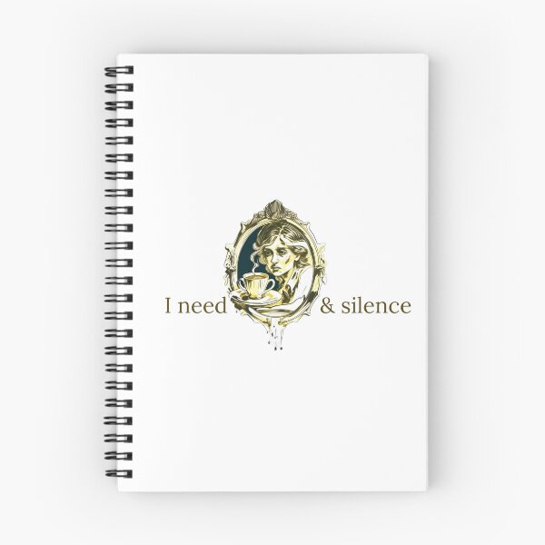 Item preview, I Need Coffee and Silence Quote designed and sold by aax31.