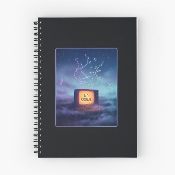 Item preview, Retro TV with No Signal in Foggy Field designed and sold by AnnArtshock.