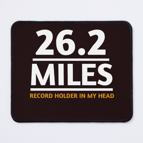 Item preview, Funny 26.2 Miles Running – Record Holder in My Head Marathon Humor designed and sold by Abibless1998.