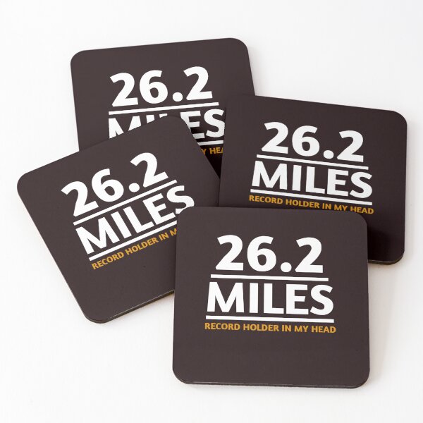 Item preview, Funny 26.2 Miles Running  – Record Holder in My Head Marathon Humor  designed and sold by Abibless1998.