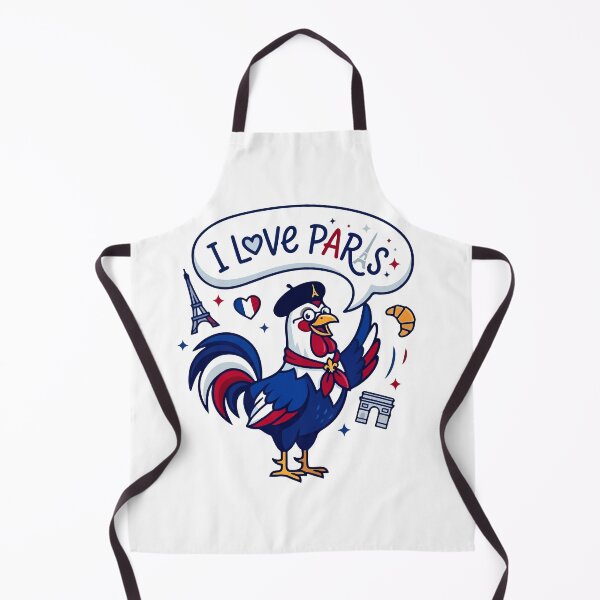 Item preview, I Love Paris Rooster designed and sold by maniacdesignz11.