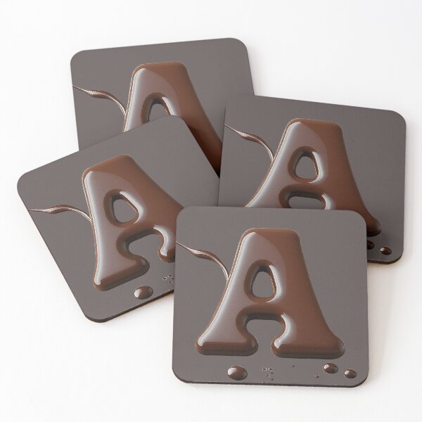 Item preview, Who knew the letter A could be this delicious? Pure chocolate, pure temptation. designed and sold by Neuro Muse Studio.
