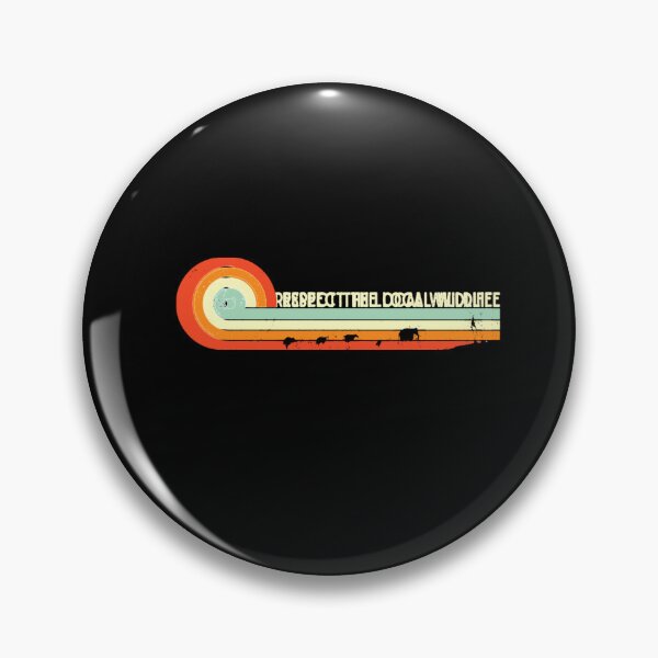 Item preview, Respect The Local Wildlife Retro Stripes Music Band designed and sold by dal-koz-ar.