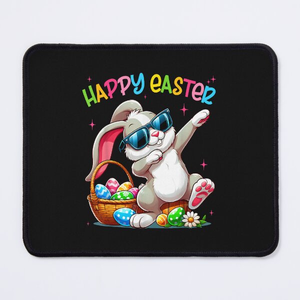 Item preview, Happy Easter Dabbing Bunny with Colorful Eggs designed and sold by diepvien84usa.