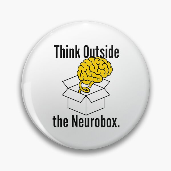 Item preview, Think Outside the Neurobox – Creative Neurodiversity Brain Design designed and sold by Urben Loop.