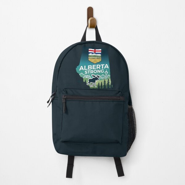 Item preview, Alberta Strong Canada Forever Map Skyline Crest Cute designed and sold by HowToCanadian.
