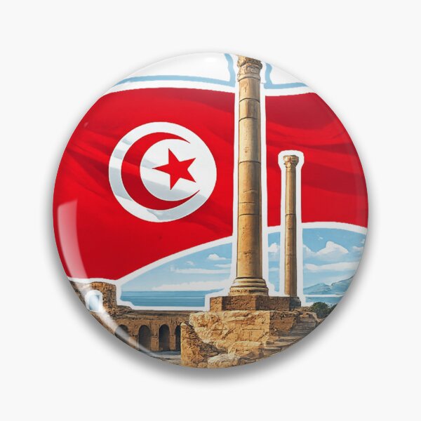Item preview, Tunisia Vintage Travel Sticker designed and sold by maximinano100k.