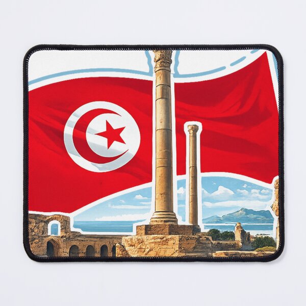 Item preview, Tunisia Vintage Travel Sticker designed and sold by maximinano100k.