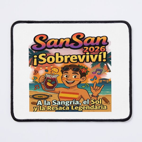 Item preview, SanSan Festival 2026 Survivor Shirt – Funny Spanish “¡Sobreviví!” Sangria Party Tee, Indie Music Festival Outfit, Summer Beach Vibes Graphic designed and sold by Sushikidsntod.