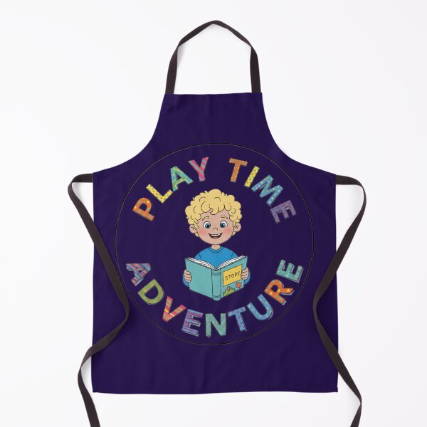 Item preview, Play Time Adventure Cute Kid Reading Story Book Cartoon Design designed and sold by Bhaskar Digital Art.