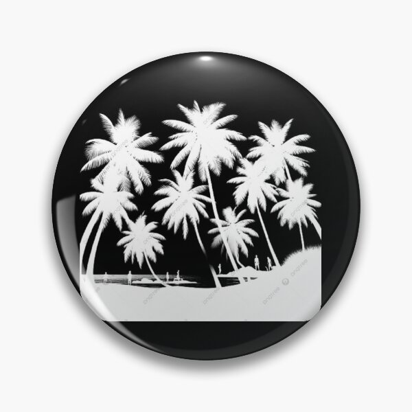Item preview, Tropical Paradise Palm Trees Silhouette Beach Sunset Palm Tree Scene designed and sold by Ram910.