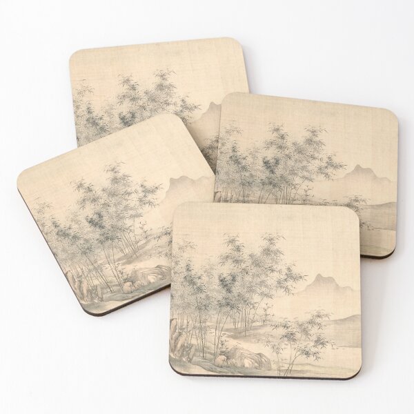 Item preview, A Solitary Crane in the Bamboo Grove designed and sold by Paper & Pine .