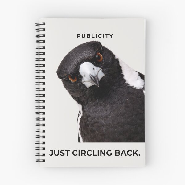 Item preview, Theatre Publicity Magpie - Just Circling Back Funny Theatre Design designed and sold by Creature-Truths.