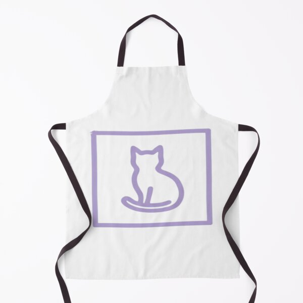Item preview, Minimalist Cat Line Art Set – Pastel Purple Aesthetic Cute Cat Icons Bundle designed and sold by Velora Design .