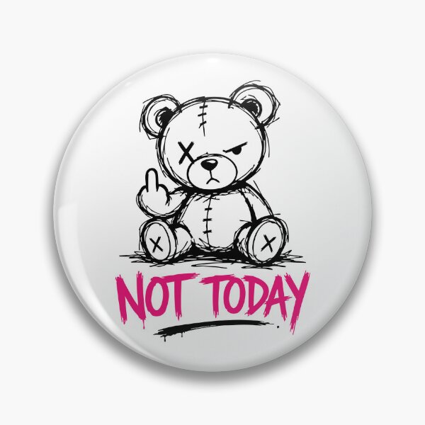 Item preview, Angry teddy bear with a stern message designed and sold by burhon.
