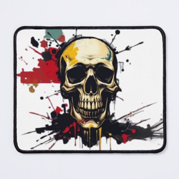 Item preview, Painted Skull Art Piece designed and sold by KAVRAO.
