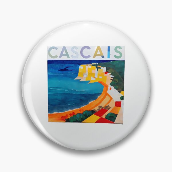 Item preview, Cascais – Collage Travel Art Print | Portugal Coastal Town Poster designed and sold by OzzFrequency.
