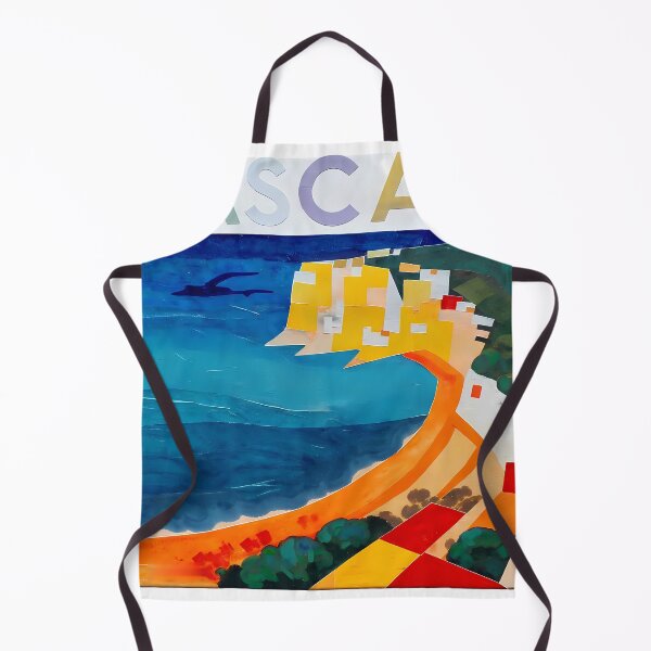 Item preview, Cascais – Collage Travel Art Print | Portugal Coastal Town Poster designed and sold by OzzFrequency.