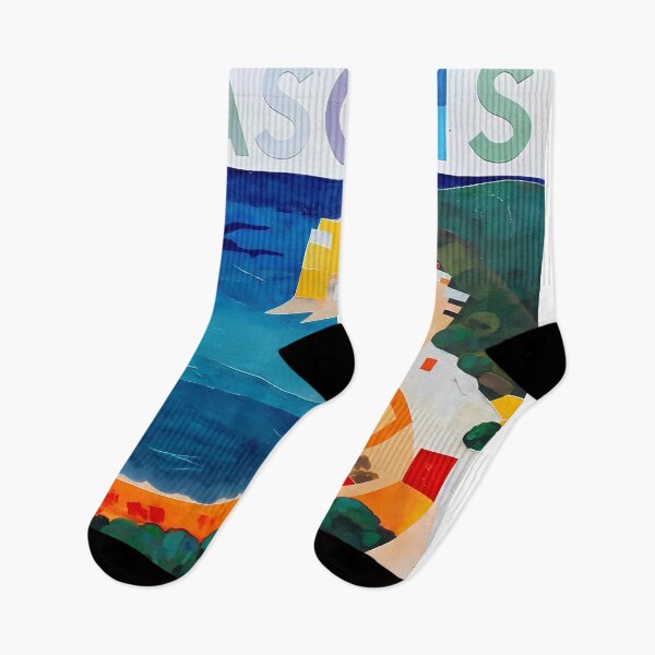 Item preview, Cascais – Collage Travel Art Print | Portugal Coastal Town Poster designed and sold by OzzFrequency.