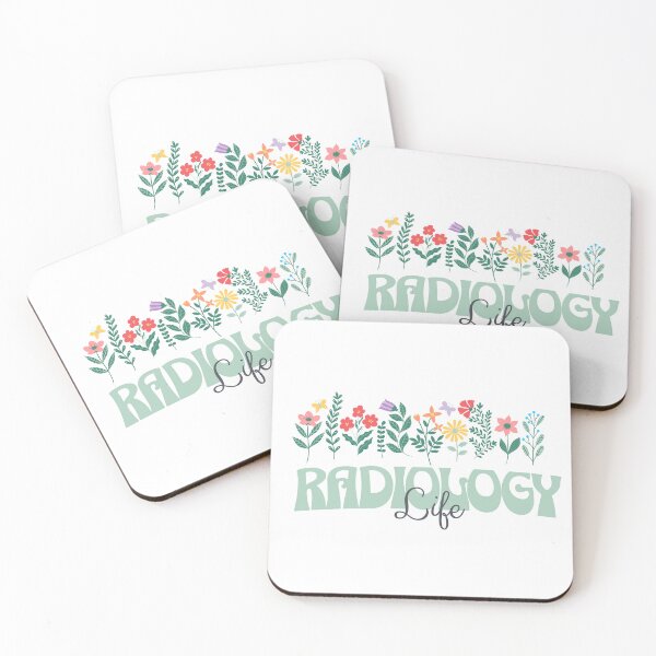 Item preview, Radiology Life Technologist Xray Floral designed and sold by dudelinart.