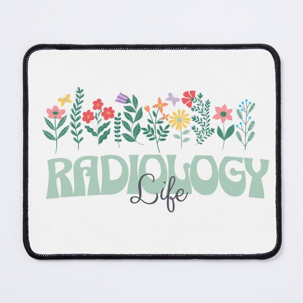 Item preview, Radiology Life Technologist Xray Floral designed and sold by dudelinart.