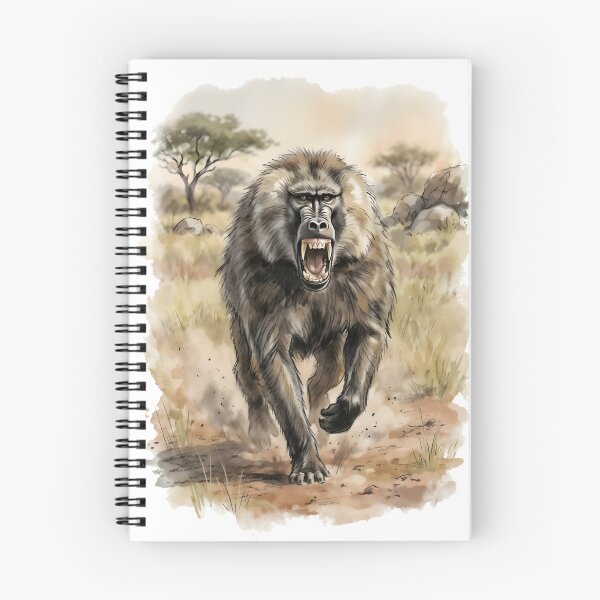 Item preview, Chacma Baboon Papio Ursinus Savanna Africa designed and sold by RubisLeaf.