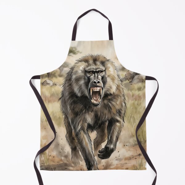 Item preview, Chacma Baboon Papio Ursinus Savanna Africa designed and sold by RubisLeaf.