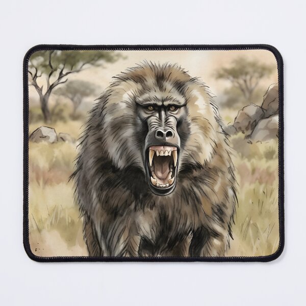 Item preview, Chacma Baboon Papio Ursinus Savanna Africa designed and sold by RubisLeaf.