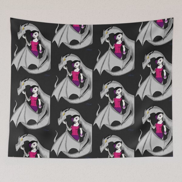 Item preview, The Lady and the Dragon designed and sold by BlackSkull13.