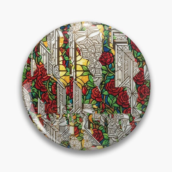 Item preview, Floral symmetry for a fabric designed and sold by Sigtrix.
