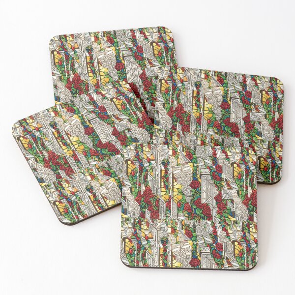 Item preview, Floral symmetry for a fabric designed and sold by Sigtrix.