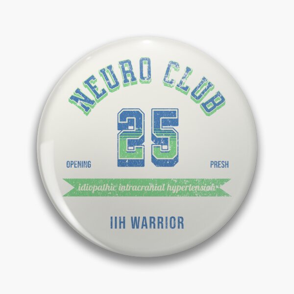 Item preview, IIH Awareness Shirt Neuro Club IIH Warrior Retro Sport Design Varsity Style Spoonies Chronic Illness Humor Spoonie Life Invisible Illness designed and sold by RealLifeMerchies.