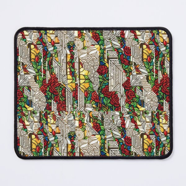 Item preview, Floral symmetry for a fabric designed and sold by Sigtrix.