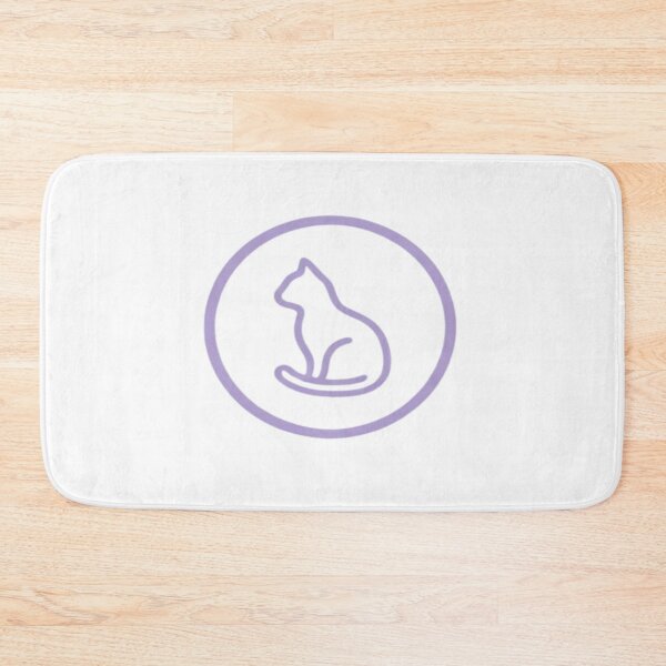 Item preview, Minimalist Cat Line Art Set – Pastel Purple Aesthetic Cute Cat Icons Bundle designed and sold by Velora Design .