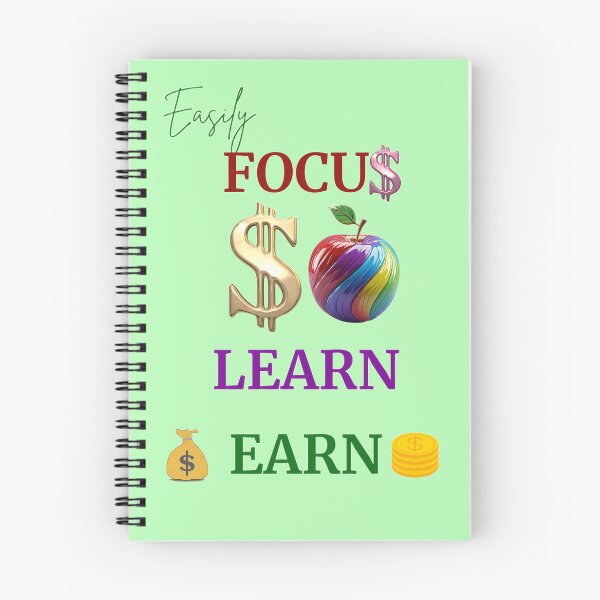 Item preview, Easily  Focus, learn, earn quoted  designed and sold by Brewgoodness.