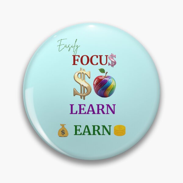 Item preview, Easily  Focus, learn, earn quoted  designed and sold by Brewgoodness.