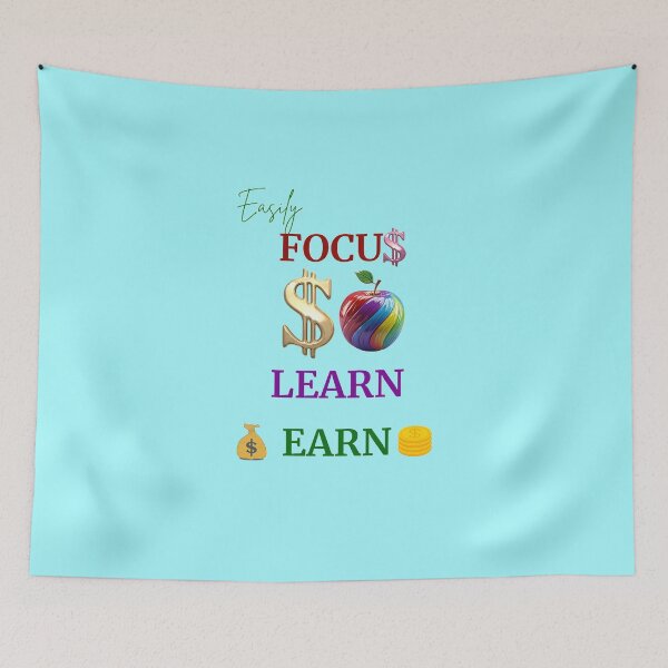 Item preview, Easily  Focus, learn, earn quoted  designed and sold by Brewgoodness.