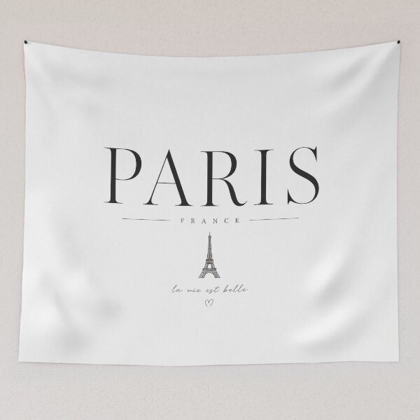 Item preview, Paris France Minimalist Typography | Elegant Parisian Aesthetic | Neutral Luxury Travel Design designed and sold by Kate1art.