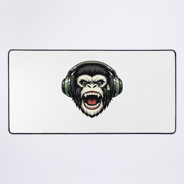 Item preview, Gorilla Wearing Headphones Essential T-Shirt designed and sold by SoftSproutstu.